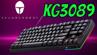 THUNDEROBOT KG3089 EL TECLADO MECANICO PERFECTO PARA JUGAR Y TRABAJAR