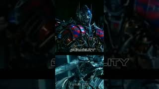 Optimus Prime vs Megatron