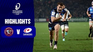 Instant Highlights - Union Bordeaux-Bègles v Saracens  Round 3 │ Investec Champions Cup 2023/24