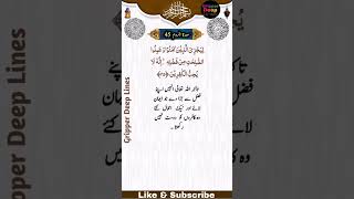 Surah e Room Ayat  No 45سورۃ الروم آیت نمبر  45#shorts #shortsvideo #short #islamic