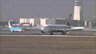 Austrian Airlines Boeing 767-3Z9ER (OE-LAX) - Takeoff Vienna Int. Airport