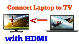 How to connect Laptop To TV with HDMI cable, Lenovo IdeaPad 320 and Sony Bravia tv, Samsung, LG