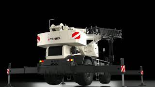 Tutorial de grúa terex RT 100us (2021) rt 90us [parte 1]