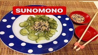 SUNOMONO! SALADA DE PEPINO JAPONESA! Chef-@sandrinhanacozinha2194 #sunomono