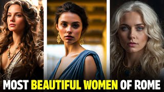 The 5 Most beautiful women of Rome