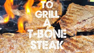 HOW TO GRILL A T-BONE STEAK || PERFECTLY GRILLED || LIFE IN CANADA