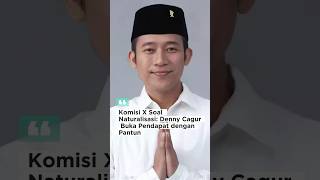 DENNY CAGUR BERPANTUN DI RAPAT KOMISI X DPR RI