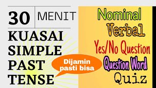 Simple Past Tense || Nominal and Verbal @syafrianisy668