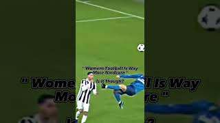 Mens Football Carries Football. *women's football is hardcore ** 🤣 #viral #subscribe #ronaldo