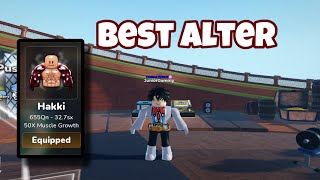 BUYING THE BEST ALTER THE HAKKI IN GYM LEAGUE!! (Roblox)