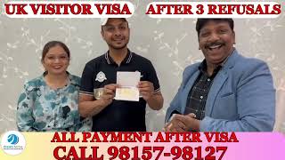 UK VISITOR VISA AFTER 3 REFUSALS ! APPLY WITH OCEANS ACROSS & PAY FEE AFTER VISA