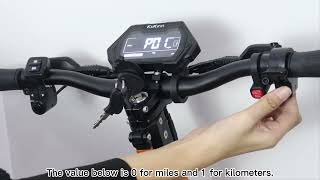 KUKIRIN G3 Pro Electric Scooter Switch Kilometers & Miles Tutorial #kukirin #kukiring3pro