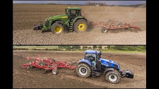 John Deere 8R410 VS New Holland T8.410 & HORSCH TERRANO 5FM