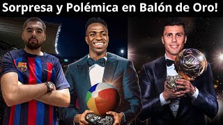 🚨OFICIAL! RODRI BALÓN DE ORO 2024! POLÉMICA? SORPRESA CON VINICIUS JUNIOR! MI OPINIÓN! 🤔