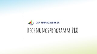 Der Finanzwerker - Rechnungsprogramm PRO