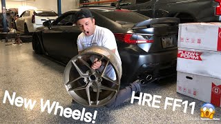 Lexus RCF new wheels came in! FlowForm FF11 in INSANE finish!