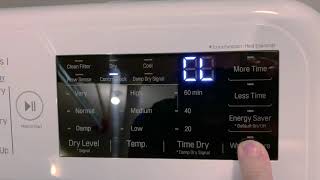 LG Dryer 'CL' Code