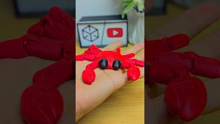 3D Printed? Such a cute Flexi Crab. #toys #3d #diy