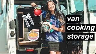 Van Life: Kitchen Renovation/Cooking Storage | Hobo Ahle