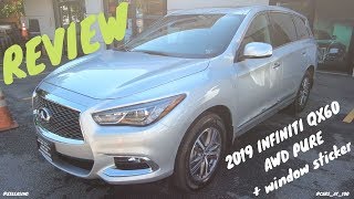 2019 INFINITI QX60 AWD PURE (BASE) REVIEW -- BARGAIN LUXURY SUV !