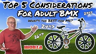 How to choose the BEST adult BMX bike: Top 5 factors you need to consider | Monza BC 24" BMX