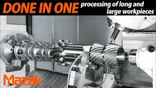 Machining of large diameter shaft workpieces - INTEGREX e-670H