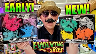 NEW ELITE TRAINER BOXES! EARLY UNBOXING! Evolving Skies Pokemon Cards Opening!