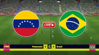 🔴LIVE | Venezuela vs Brazil | FIFA World Cup Qualifying Match 2024