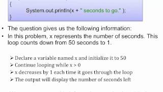 4 - EX Convert For Loop into While loop - MDavis