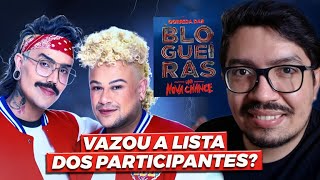 SUPOSTA LISTA DE PARTICIPANTES DO CORRIDA DAS BLOGUEIRAS NOVA CHANCE