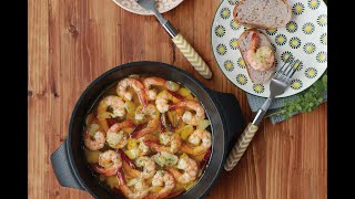 Gambas al pil pil :La mejor receta de GAMBAS  #recetas #gambasalajillo #gambas #viral_video_2023