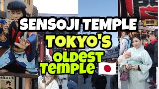 LET'S EXPLORE ASAKUSA + OLDEST TEMPLE IN TOKYO 🇯🇵✈️