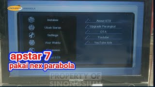 satelit apstar7 memakai receiver nex parabola di 76,5°