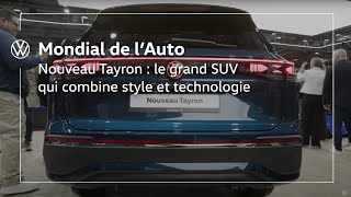 Mondial Auto 2024 - Volkswagen Tayron : le grand SUV de Volkswagen.