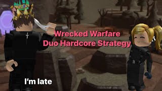 (OUTDATED) Duo Hardcore - Wrecked Warfare - Player 1 POV (Minigunner Path) || Roblox - TDS