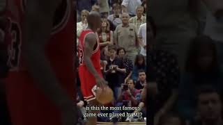 Michael Jordan Most Famous Game Ever #shorts #NBA