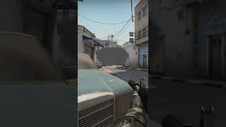 Лучший ванвей на карте DUST 2 для приёма длины. BACHINSKIY #shorts