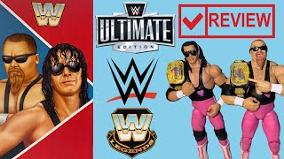 WWE MATTEL COLISEUM COLLECTION ULTIMATE EDITION HART FOUNDATION REVIEW! BRET HART & JIM NEIDHART