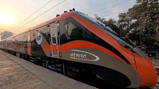 Dangerous 135 kmph!⚠️ Skip by 22345 VANDE BHARAT EXPRESS on Commercial Run || PNBE-GTNR ||