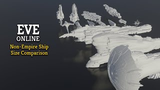 EVE Online: Non-Empire Ship 🚀 Size Comparison