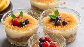 Easy  kunafa pudding