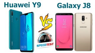 Huawei Y9 (2019) Vs Sam Sung Galaxy J8 (2018) Speed Test!