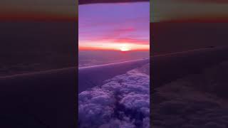 🌤️ Cloudscape from the Plane Window ✈️ Relax and Enjoy the Beautiful View Above the Clouds ☁️