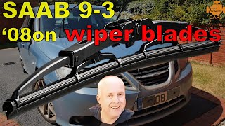 How To Change Windshield Wipers Saab 9-3 | 2008MY on