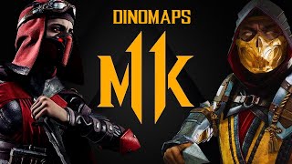 Mortal Kombat 11 - Scorpion vs Scrarlet | Скорпион против Скарлет