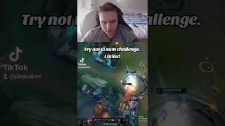 Try not to xum challenge. Difficulty: Impossible #fypシ #leagueoflegends #lolshorts #shorts #fyp #lol