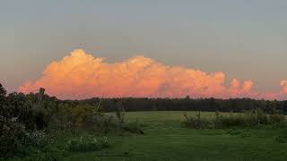 Storm Building Sunset Clouds