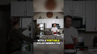 Power Outage Cooking With A Microwave Oven and Portable Solar Generator