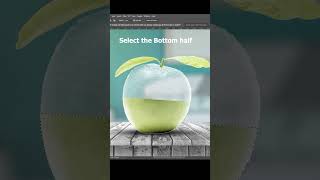 🍏 TRANSPARENT APPLE PHOTOGRAPHY: UNLEASH CREATIVE MAGIC WITH PHOTOSHOP! ✨ #CreativeConcept