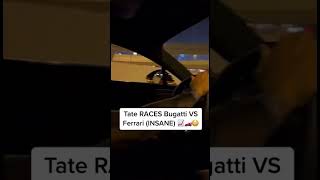 Tate RACES Bugatti VS Ferrari (UNEXPECTED) 😱😳🏎️